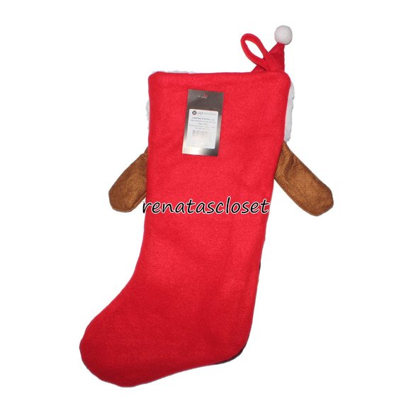 Gigi Seasons 19" Red Buffalo Doggie 3D Stocking NWT - Picture 6 of 8